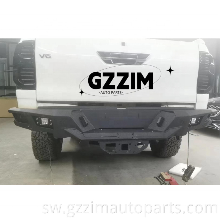 Sehemu za gari za gari zisizo na waya nyeusi nyuma ya bumper kwa Hilux Revo Vigo